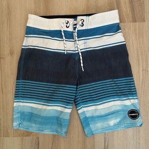 O’Neil Boys Swim Trunks Shorts Sz. 10 striped design